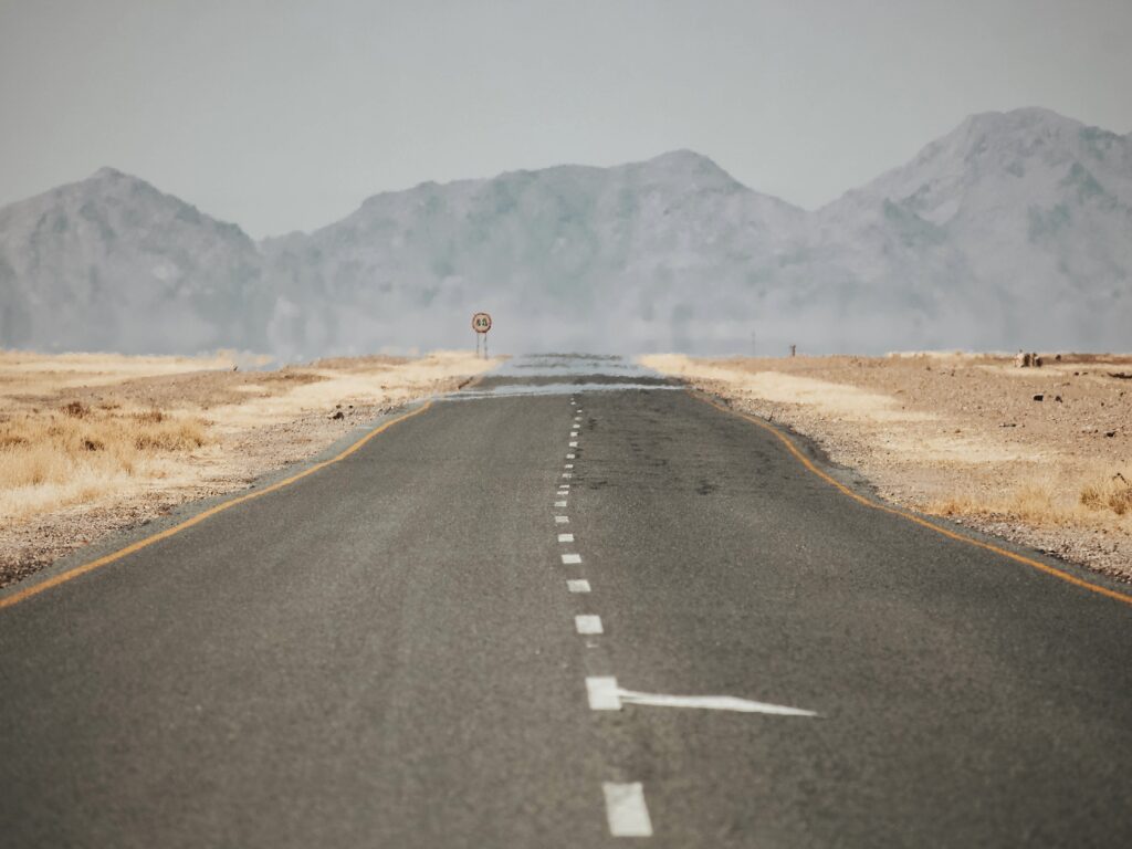 Carretera tipo B en Namibia
