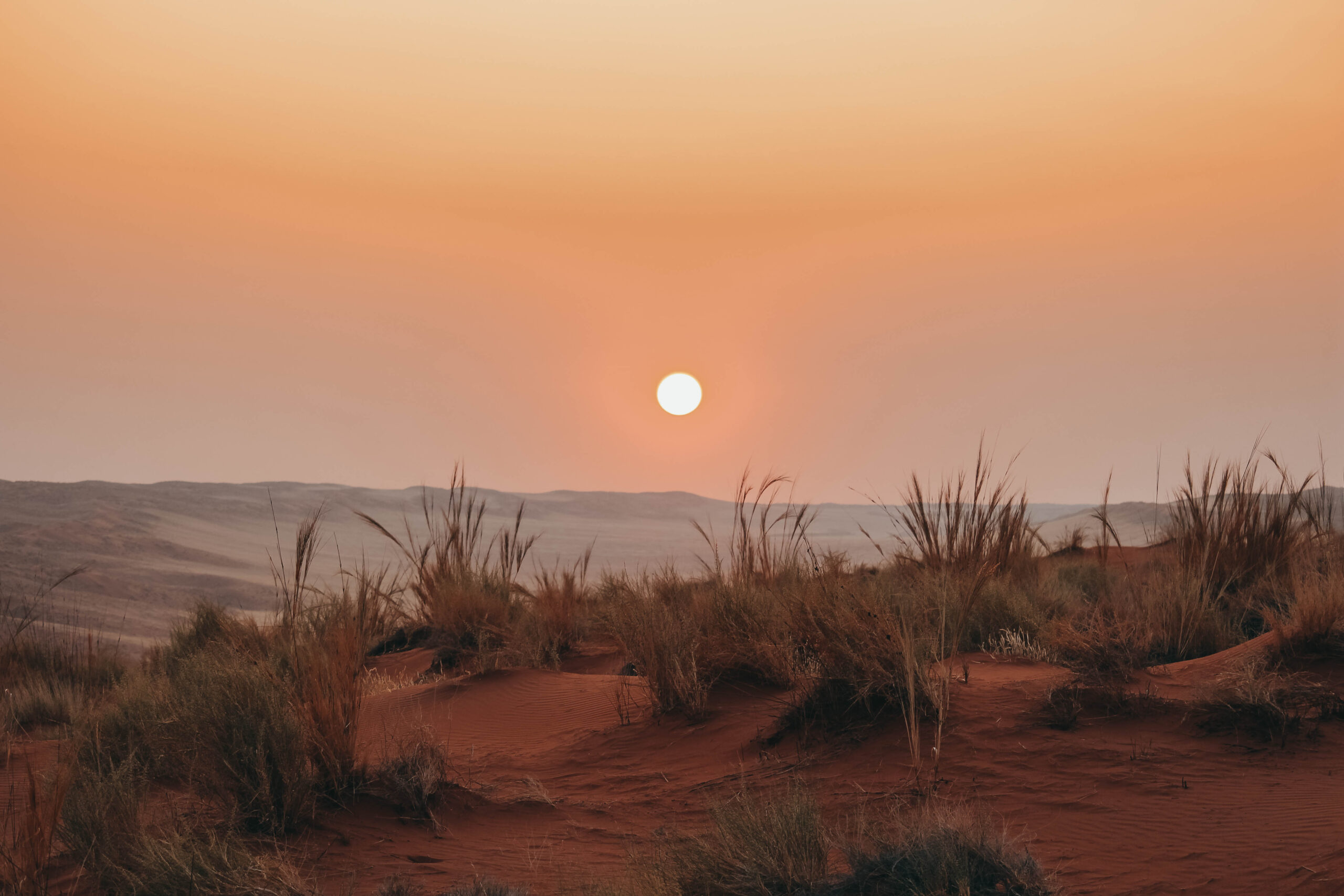 Atardecer en la duna de Elim