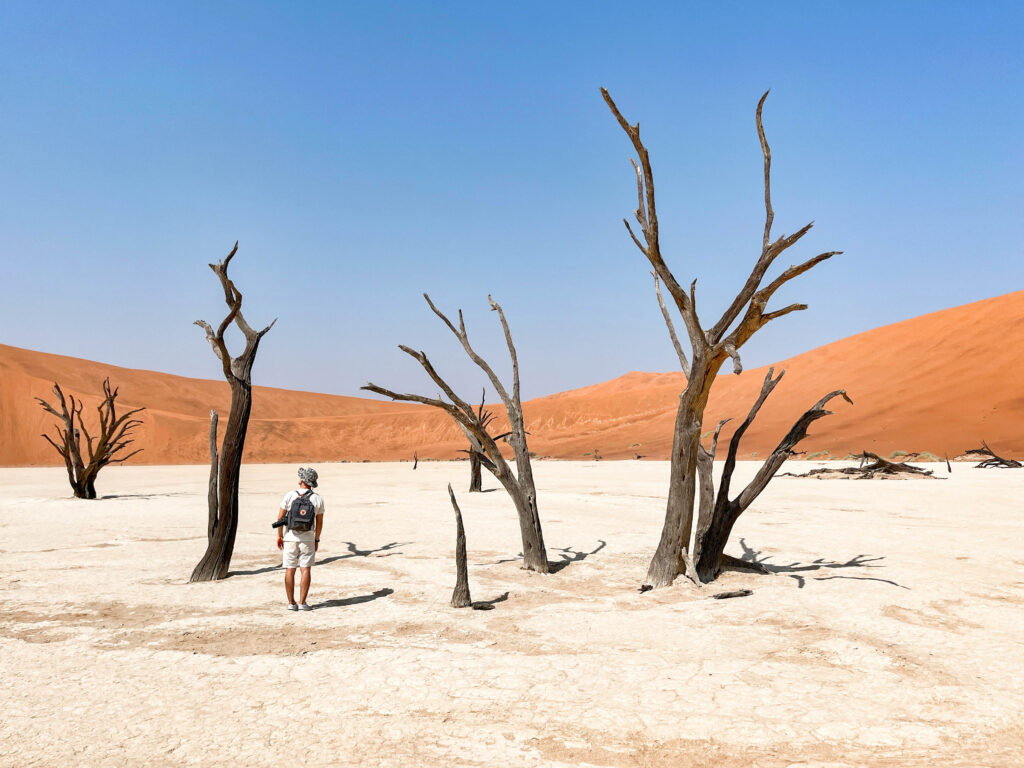Un lugar increíble en Namibia es Deadvlei