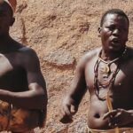 Tribu Damara en la zona de Damaraland en Namibia