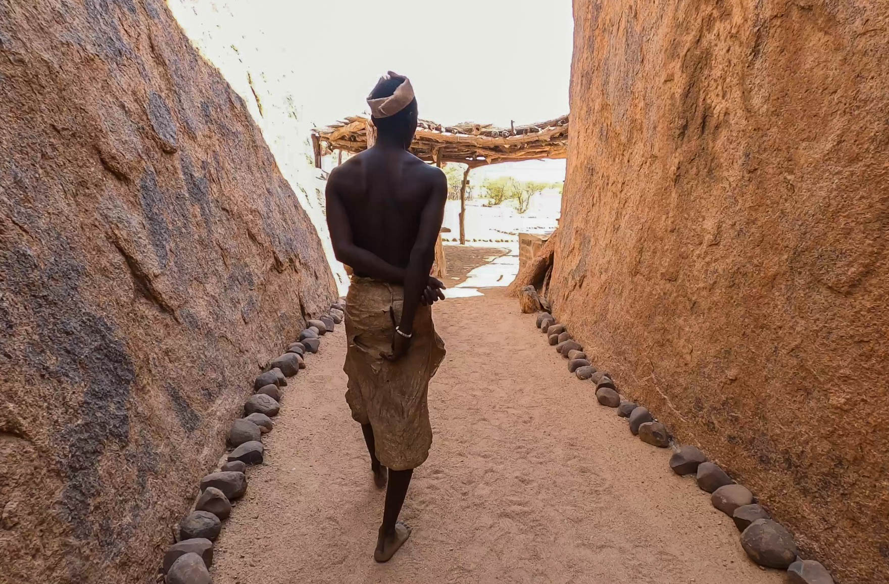 Entrada al Damara Living Museum