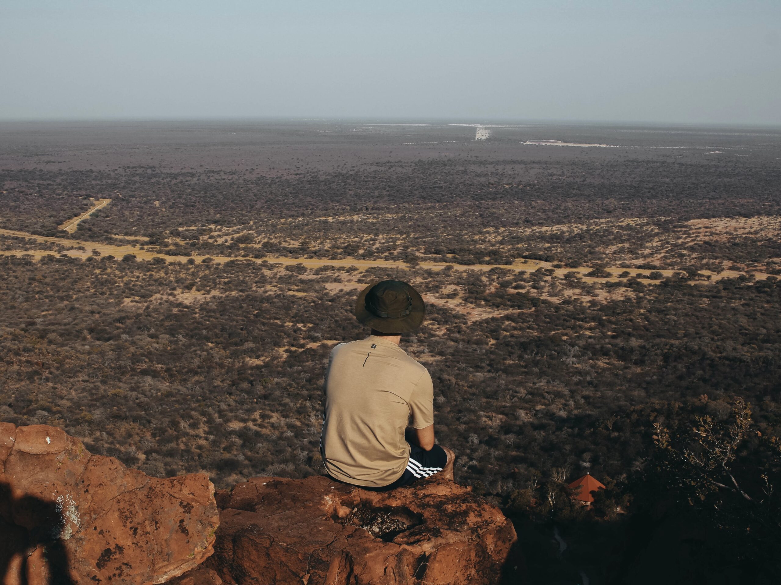 Vistas del Kalahari desde la cima del Plateau
