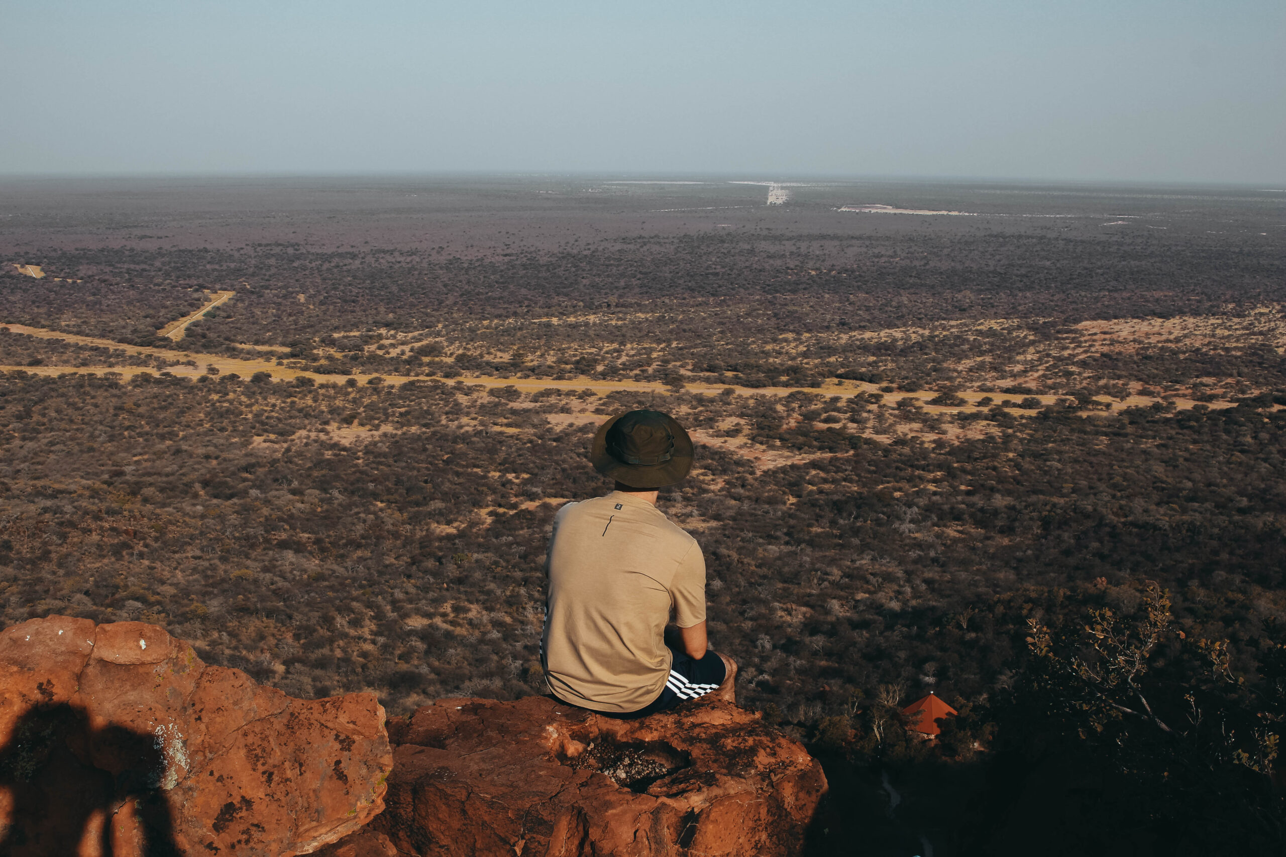Vistas del Kalahari desde la cima del Plateau