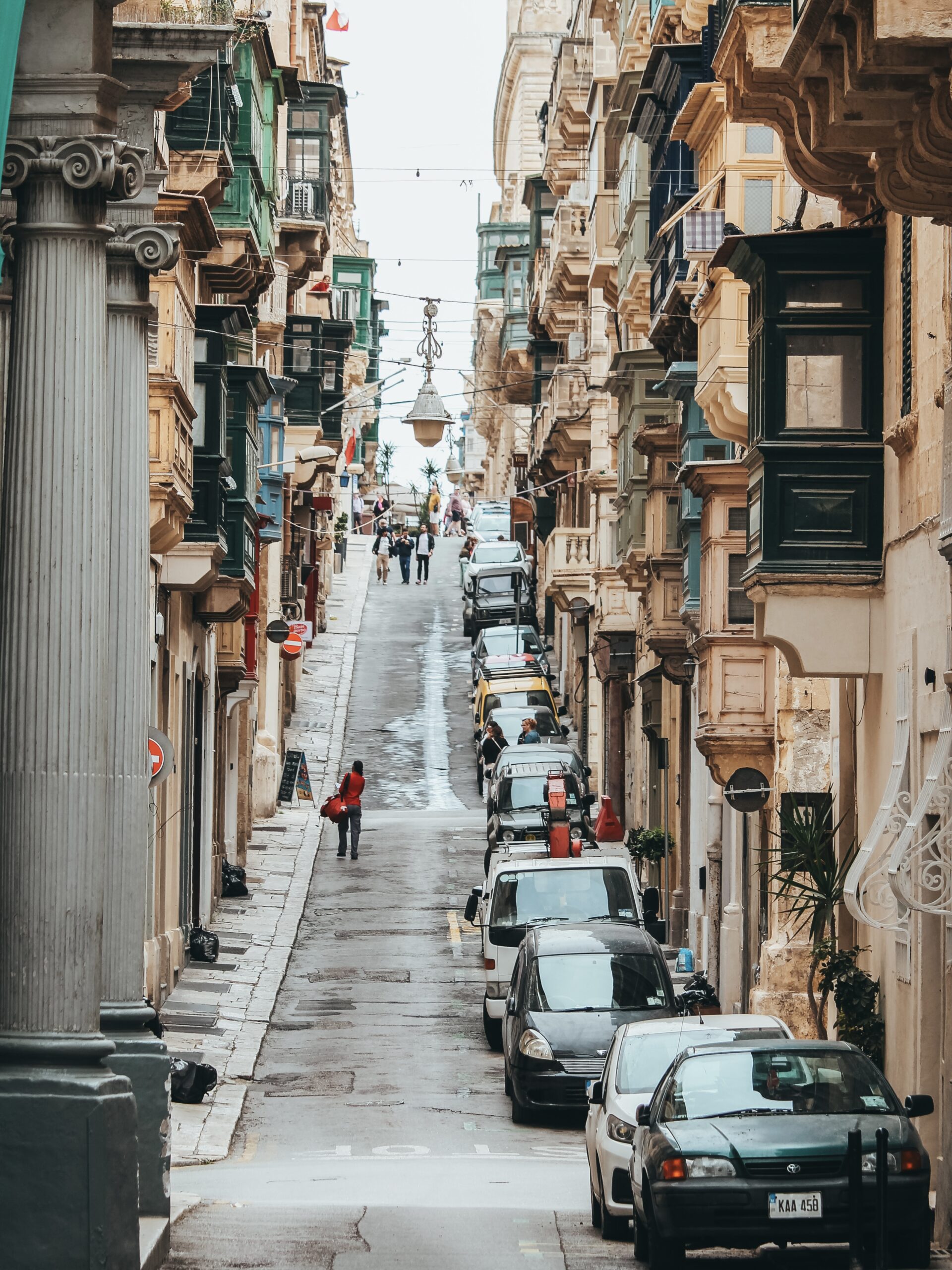 Las calles estrechas de La Valeta