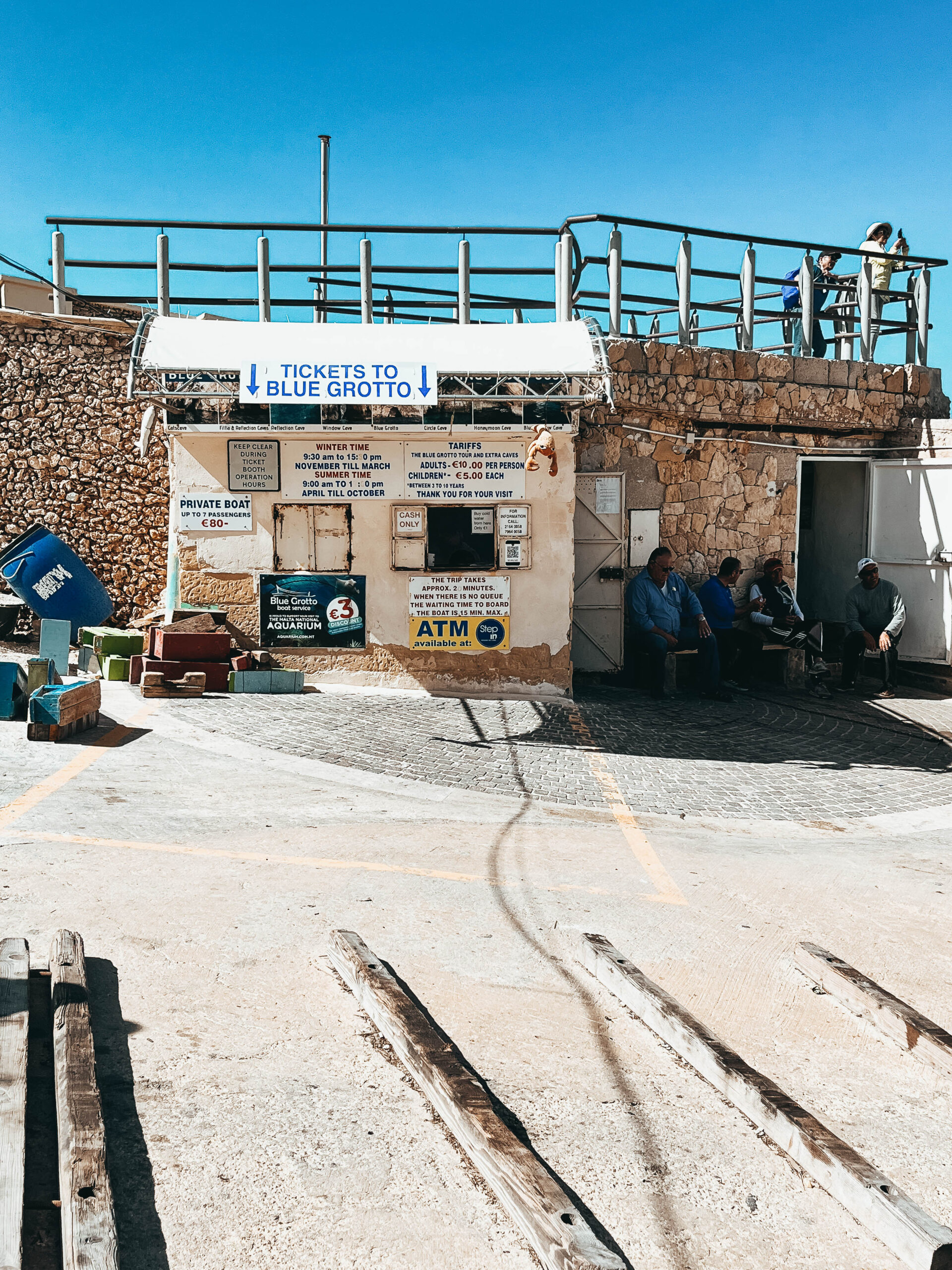 Punto de venta tickets Blue Grotto