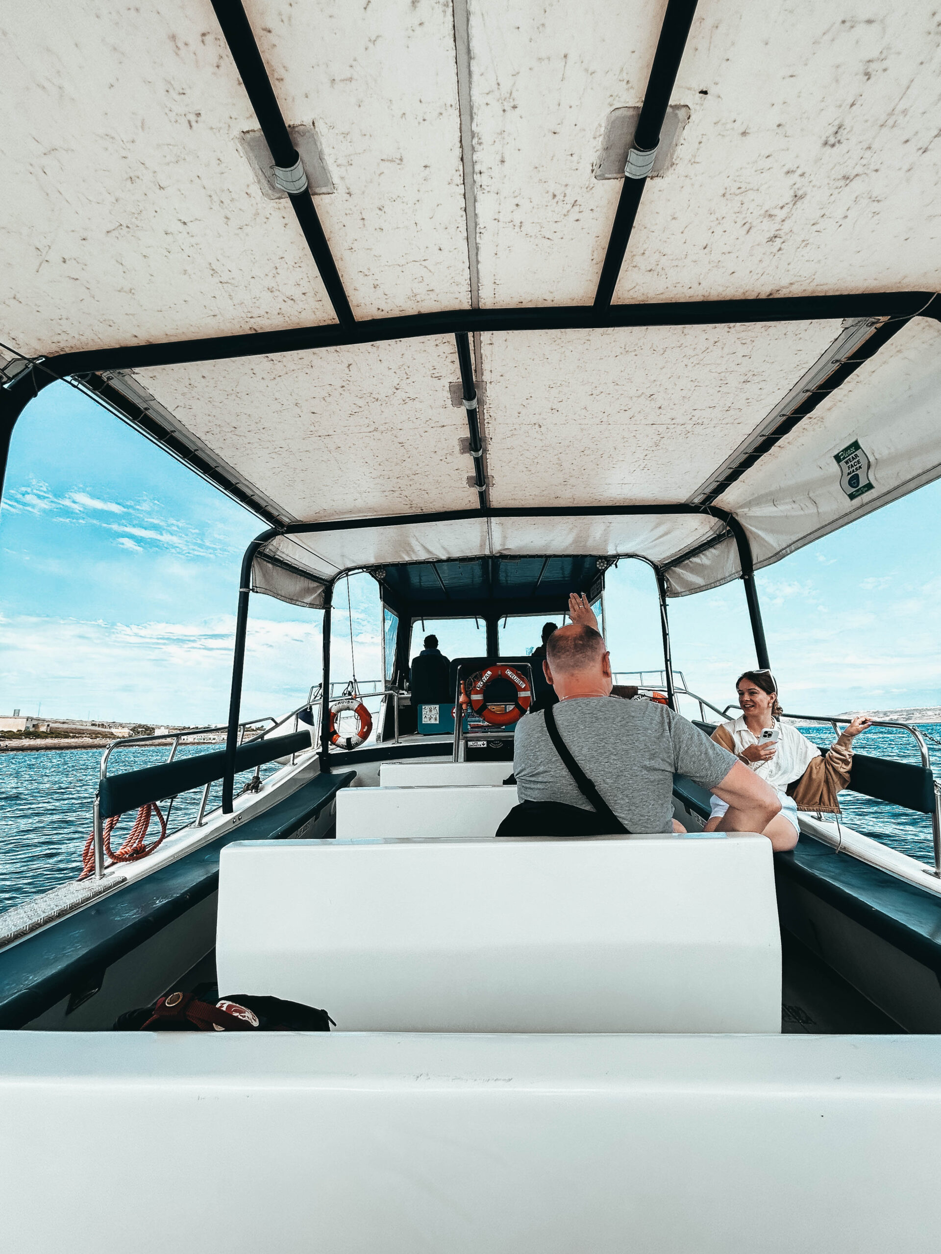 Barco a Blue Lagoon