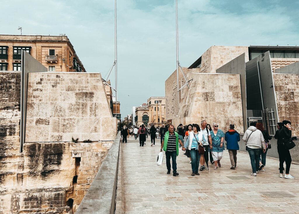 La puerta de entrada a la parte antigua de la ciudad