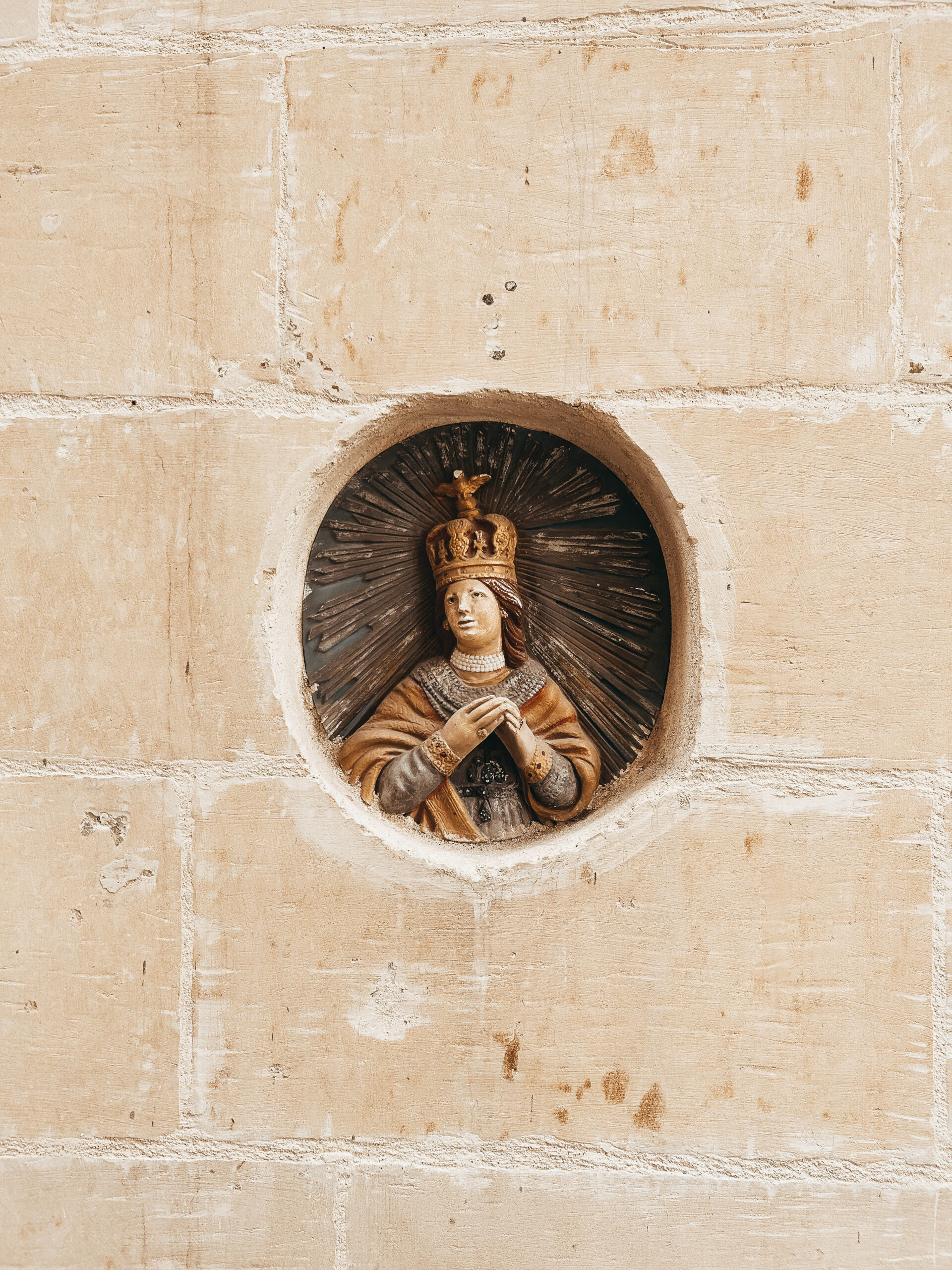Imágenes en los edificios de La Valeta