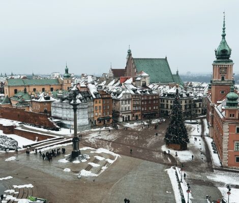 Las vistas elevadas ofrecen una gran oportunidad de ver una panorámica de Varsovia