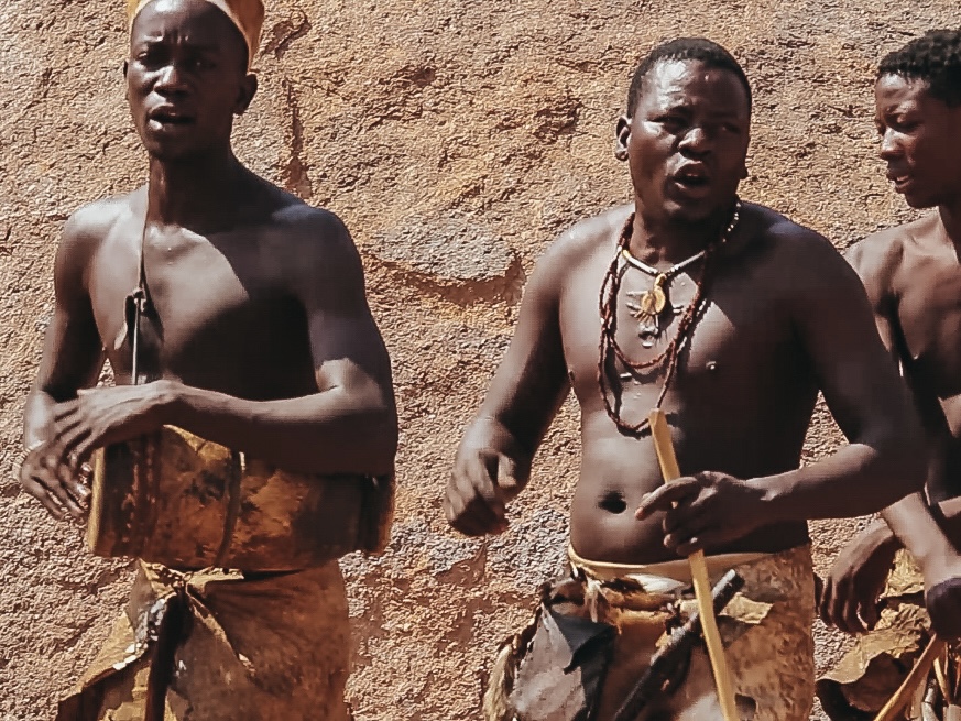Tribu Damara en la zona de Damaraland en Namibia