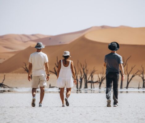 El deadvlei es un lugar asombroso en Namibia