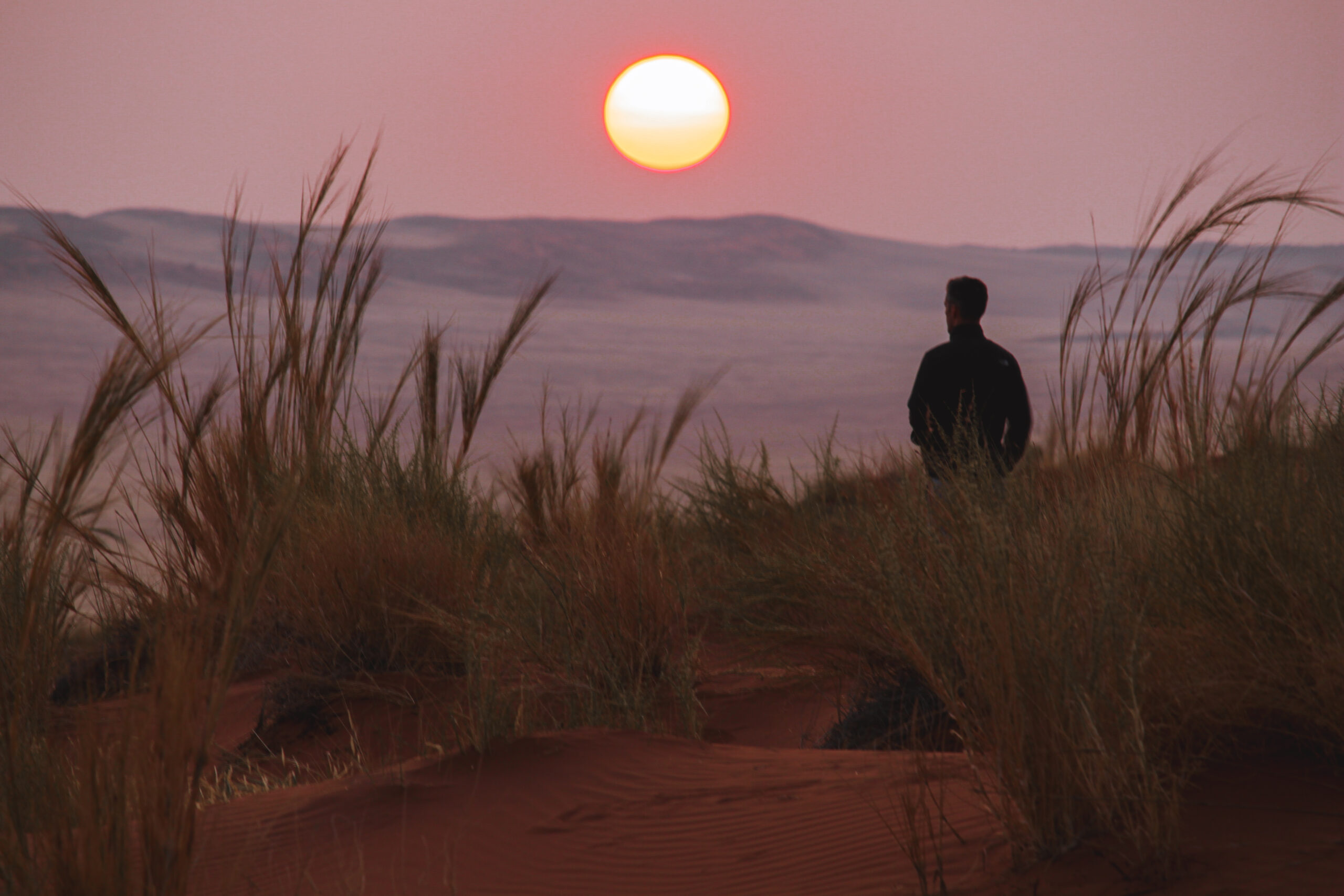 Atardecer en la duna de Elim