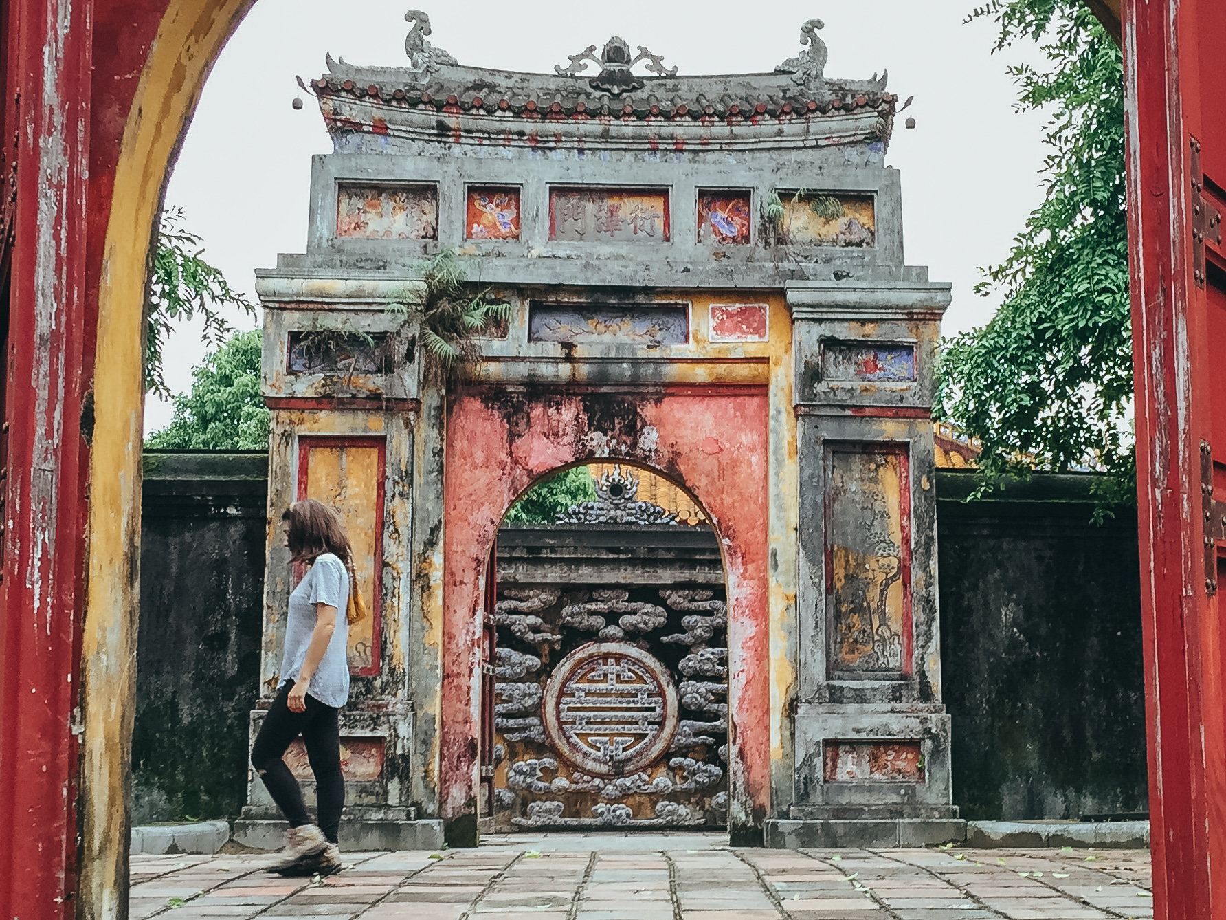 puerta en ciudadela que