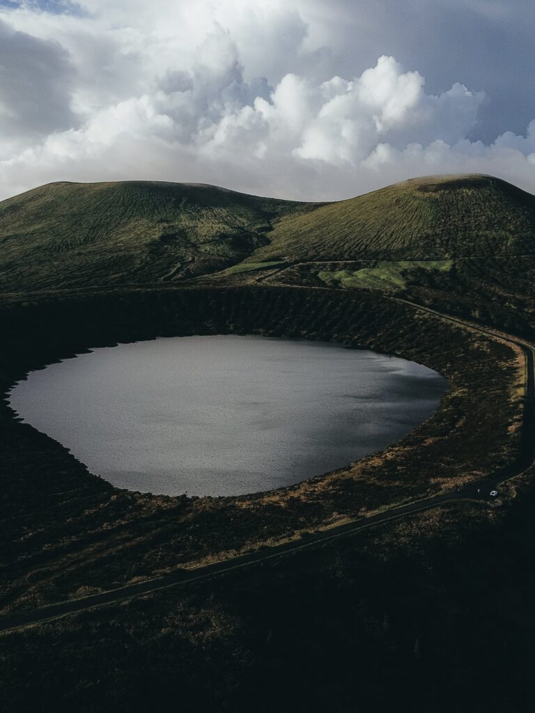 Vistas de la Laguna Rasa desde el mirador