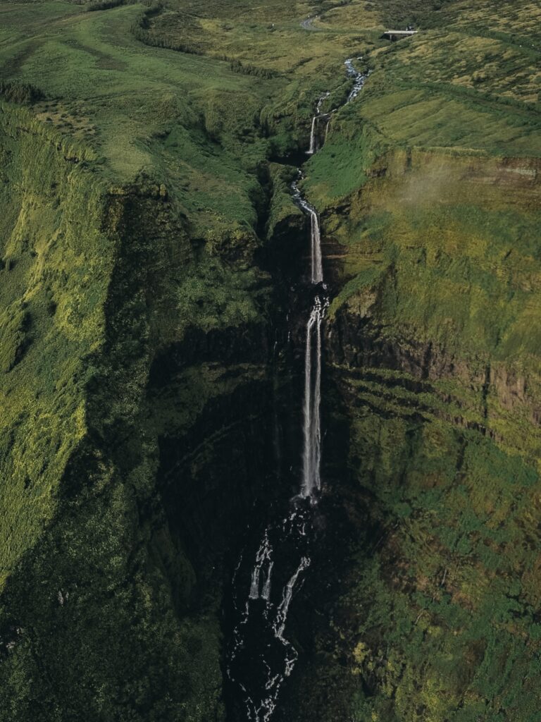 Gran Cascata da Ribeira Grande vista desde el Mirador Cavreiro Lopes