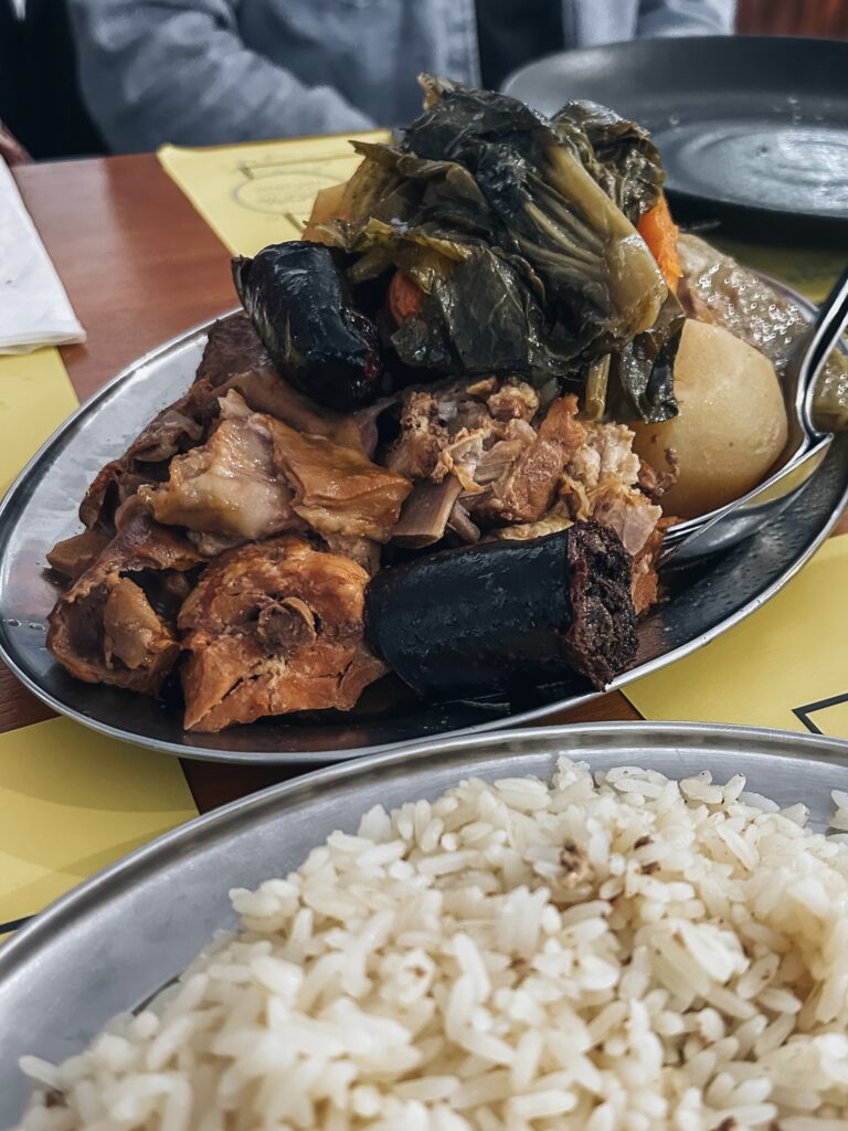 Ingredientes del cocido portugués