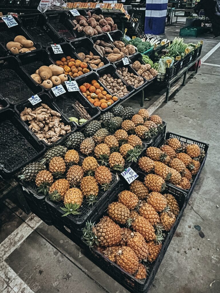 Frutería del Mercado da Graça en Ponta Delgada