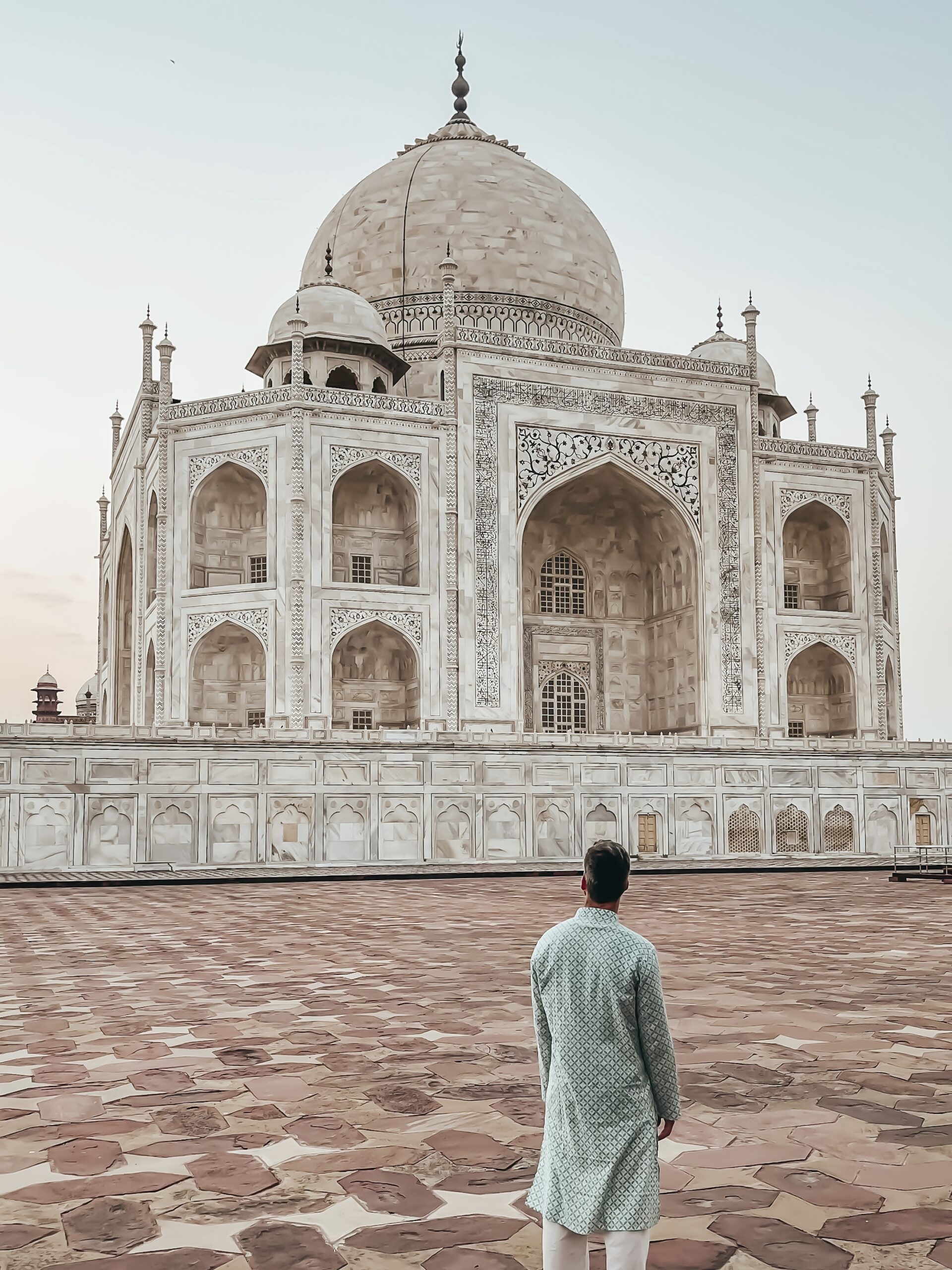 Lateral del Taj Mahal