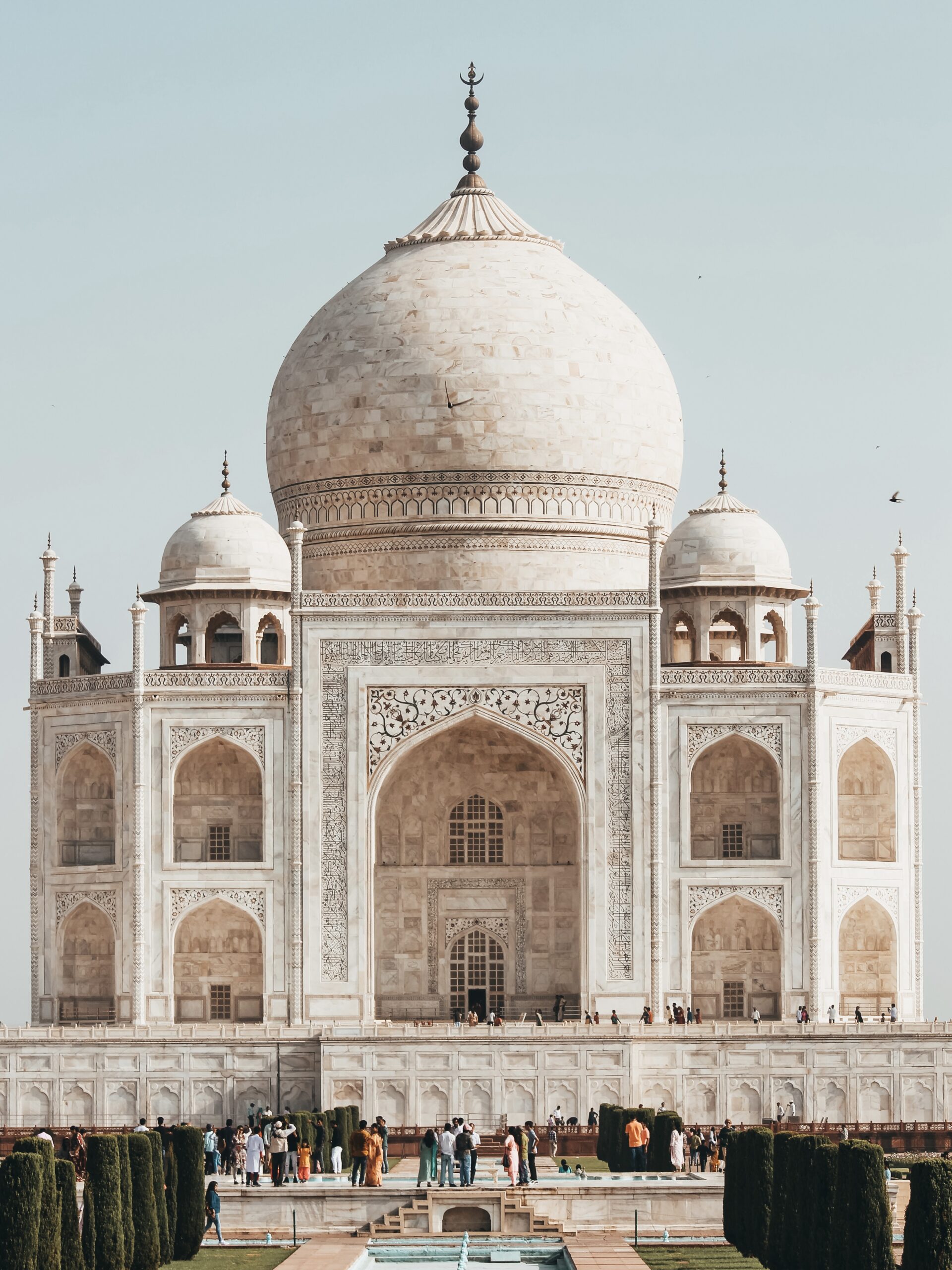 Vistas del Taj Mahal desde el mirador principal