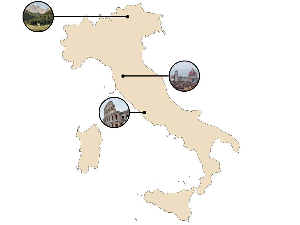 Puntos que ver en Italia por parte del equipo de Pasaporte a Marte