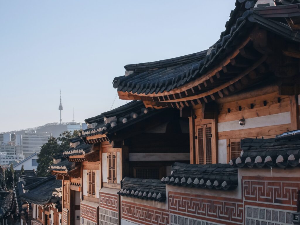 Zona de viviendas tradicionales en BUKCHON HANOK VILLAGE