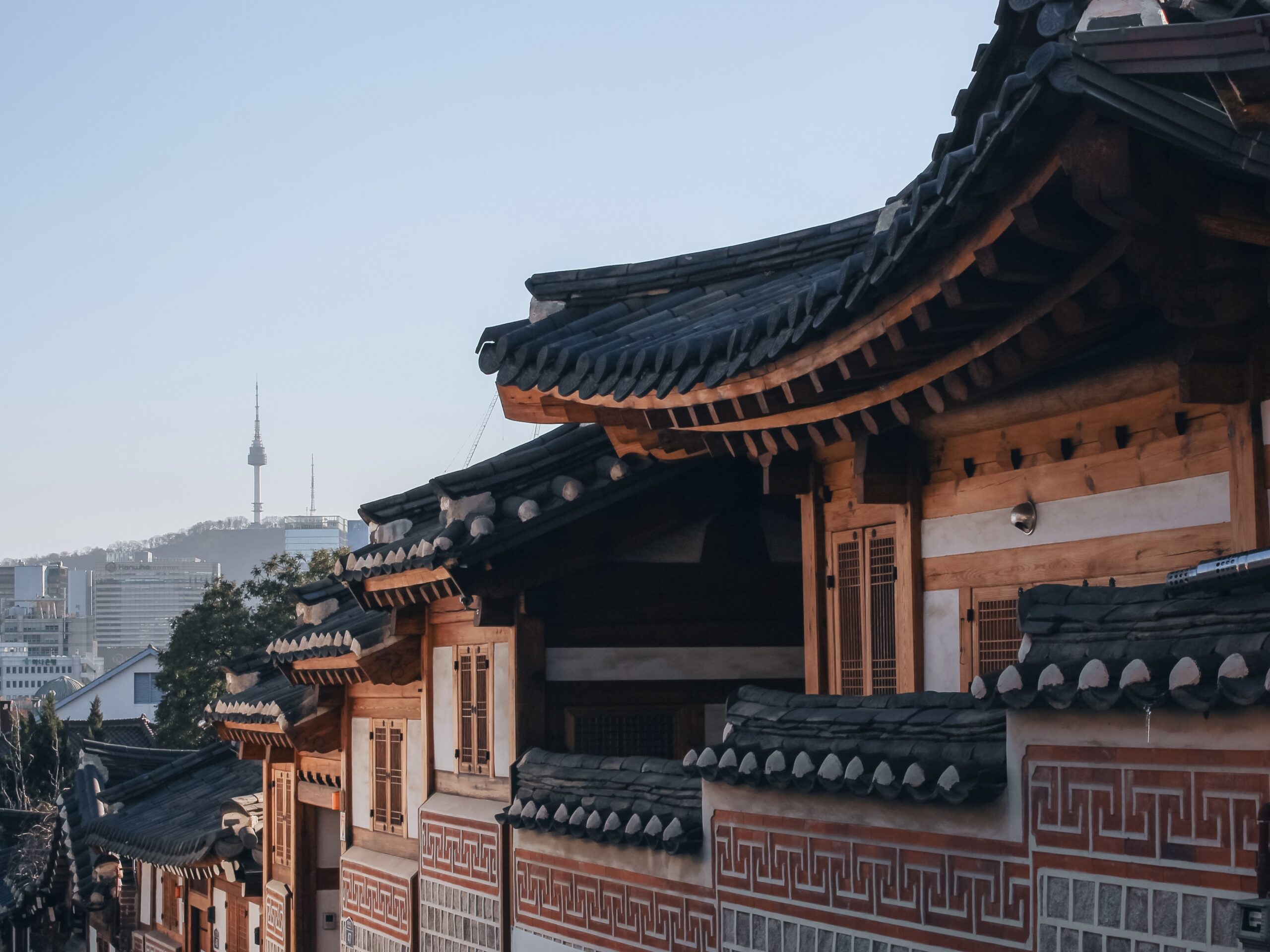 Zona de viviendas tradicionales en BUKCHON HANOK VILLAGE