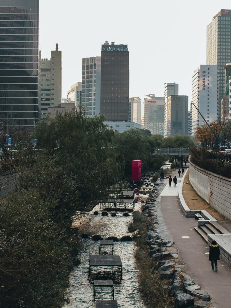 El río Cheonggyecheon