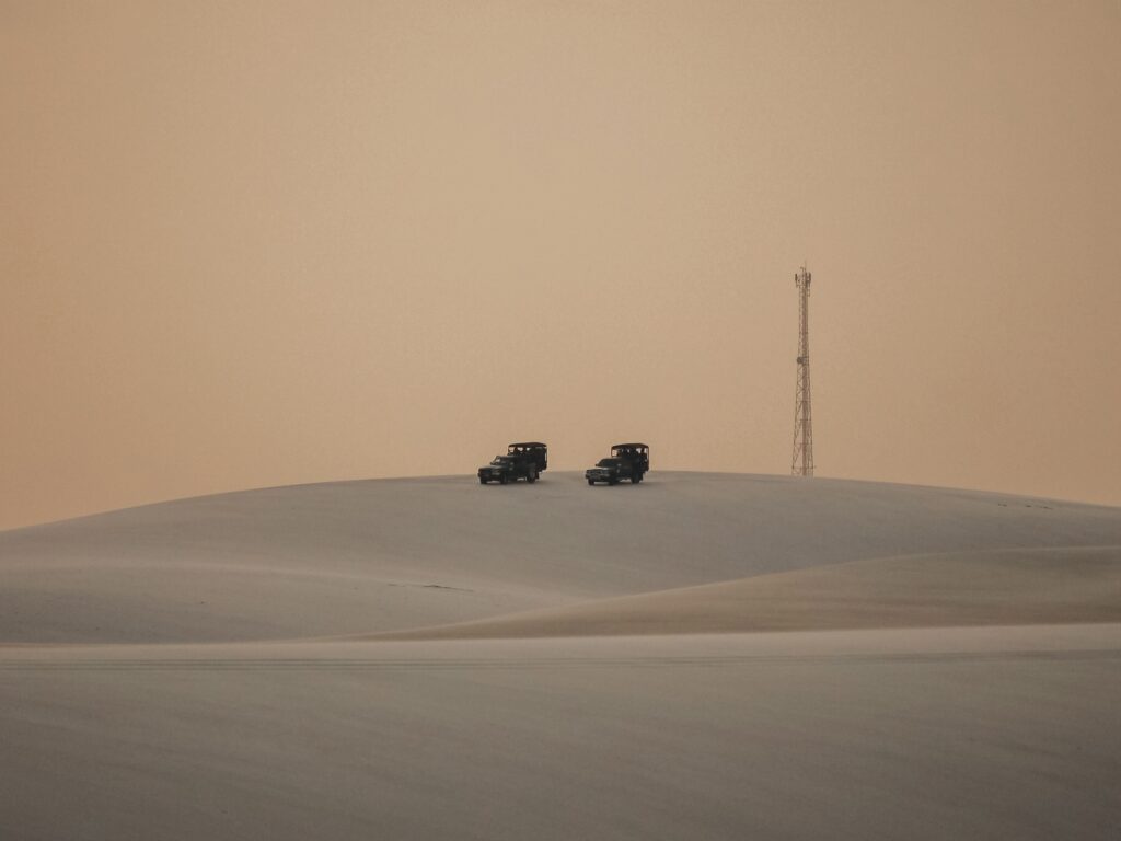 4x4 en la cima de las dunas de Lençois Maranhenses