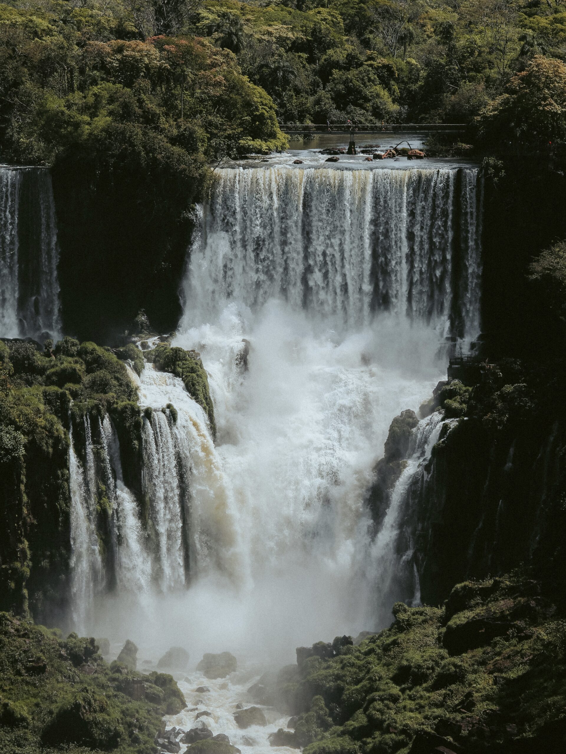 Vista de la cataratas del Iguazú desde el lado brasileño