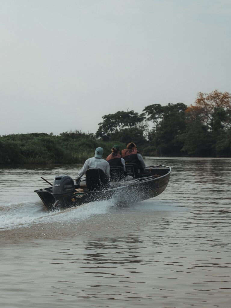 Barco en Pantanal